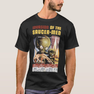 古い映画のポスター – 1957年のソーサーの侵略 Tシャツ