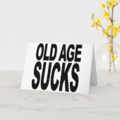 古い時代の最低 カード (黄色い花)