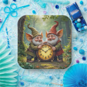 古い時計を持つフォレスト格言 ペーパープレート (パーティー)