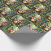 古い時計を持つフォレスト格言 ラッピングペーパー (角)