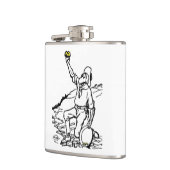 古い時間金ゴールド鉱山探査機 フラスク (左)