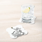 古い時間金ゴールド鉱山探査機 ペーパーコースター (インサイチュ)