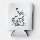 古い時間金ゴールド鉱山探査機 缶クーラー (正面)