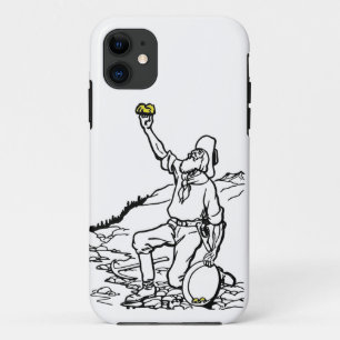 古い時間金ゴールド鉱山探査機 iPhone 11 ケース