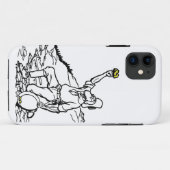 古い時間金ゴールド鉱山探査機 Case-Mate iPhoneケース (裏面(横))