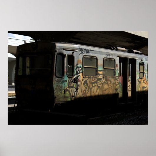 古い普通列車 ポスター (正面)