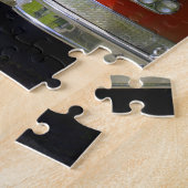 古い普通消防車 ジグソーパズル (側面)