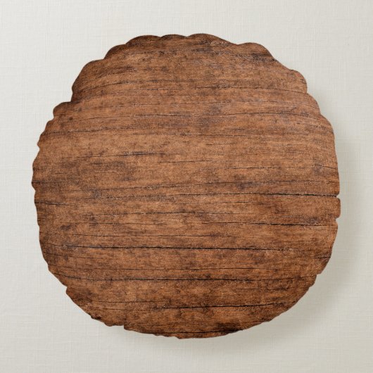 古い暗グランジい質感の木製の背景、蘇 ラウンドクッション (正面)