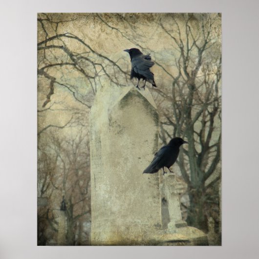 古い曲がった十字架 ポスター (正面)