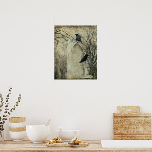 古い曲がった十字架 ポスター (キッチン)