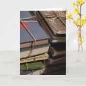 古い書架 カード (黄色い花)