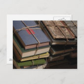 古い書架 ポストカード (正面/裏面)