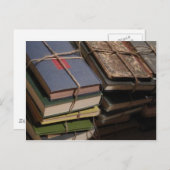 古い書架 ポストカード (正面/裏面)