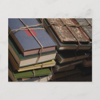 古い書架 ポストカード