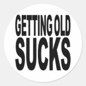 古い最低を得ること ラウンドシール (正面)