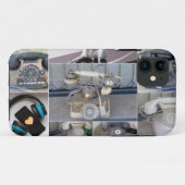 古い有線の電話は美しいレトロスタイルとして！ iPa Case-Mate iPhoneケース (裏面(横))