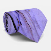 古い木に絵を描割れた紫 ネクタイ (ロール)