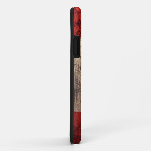 古い木のカナダの旗 Case-Mate iPhoneケース (裏面/右)