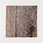 古い木のテクスチャcloseupaからの抽象芸術背景 タペストリー (正面(横))