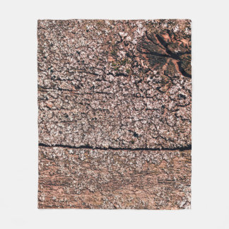 古い木のテクスチャcloseupaからの抽象芸術背景 フリースブランケット