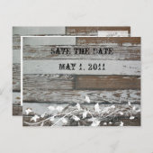 古い木の外観の日付を保存 案内ポストカード (正面/裏面)