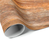 古い木の抽象的な、背景のある、板のある、茶色い、樽のある ラッピングペーパー (ロールコーナー)