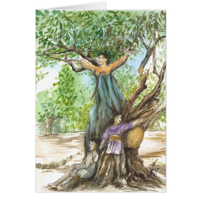 古い木の木の妖精 (正面)