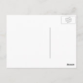 古い木の板に乗った魚と質感 ポストカード (裏面)