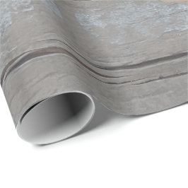 古い木の板を包む紙 ラッピングペーパー