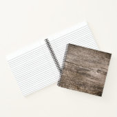 古い木の板 ノートブック (内部)