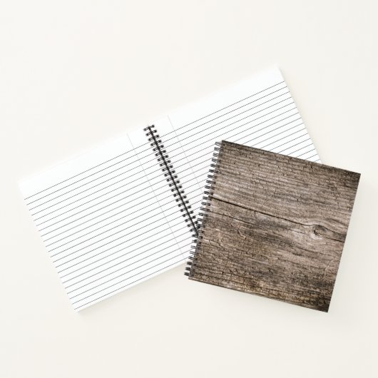 古い木の板 ノートブック (内部)