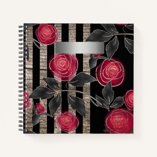 古い木の板 ノートブック (正面)