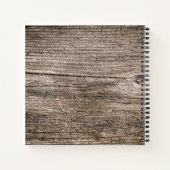 古い木の板 ノートブック (裏面)