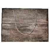 古い木の板 ラージペーパーバッグ (裏面)
