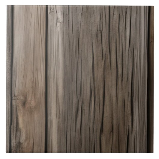 古い木の模造 タイル (正面)