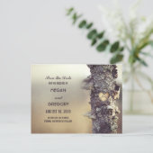 古い木の素朴な日付を保存 案内ポストカード (スタンド正面)