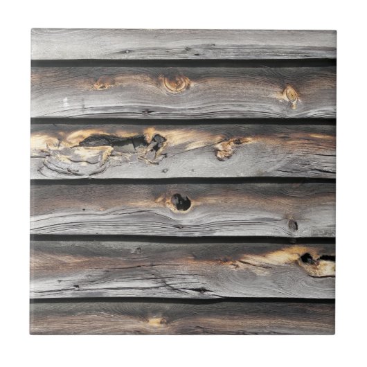古い木の背景として天候によって署名される タイル (正面)