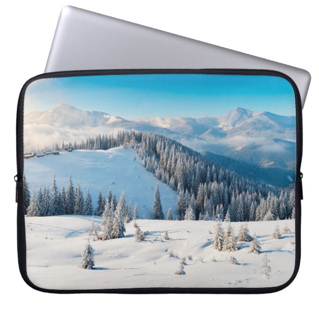 古い木グランジの地質や地肌にテルミがある ラップトップスリーブ (正面)