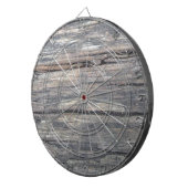 古い木材の背景：独自のテキストを作成する ダーツボード (正面右)