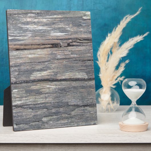 古い木材の背景：独自のテキストを作成する フォトプラーク (側面)