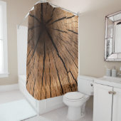 古い木材 シャワーカーテン (インサイチュ)