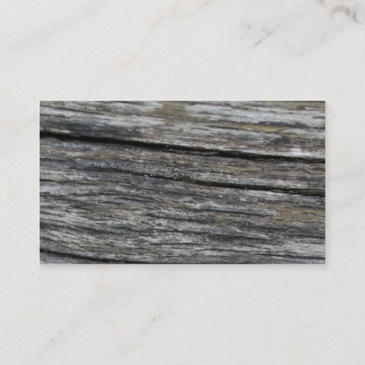 古い木材 名刺 (裏面)