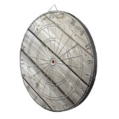 古い木板 ダーツボード (正面右)