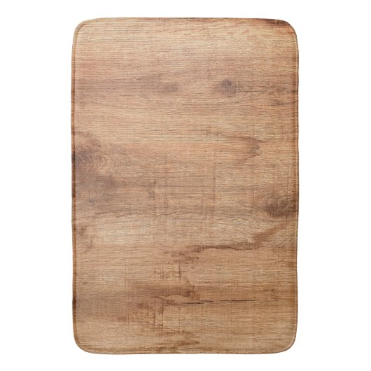 古い木片 バスマット (正面縦)