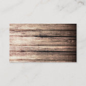 古い木目テクスチャプロフェッショナルプロファイル 名刺 (正面)
