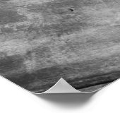 古い木箱の黒と白のコーヒー豆16x20 ポスター (角)