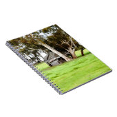 古い木製のシャックスパイラルノート ノートブック (右側)