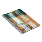 古い木製のドアのバックグラウンドアンティーク、建築 ノートブック (右側)