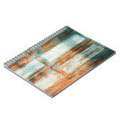 古い木製のドアのバックグラウンドアンティーク、建築 ノートブック (左側)