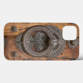 古い木製のドアの中スペインの央ノッカー Case-Mate iPhoneケース (裏面 (横))